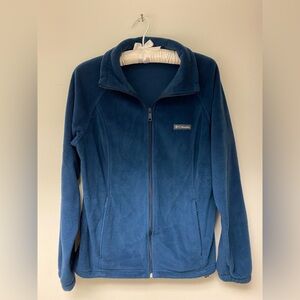 Columbia Women's Benton Springs Full Zip Fleece. Navy.